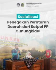 SOSIALISASI PENEGAKAN PERATURAN DAERAH